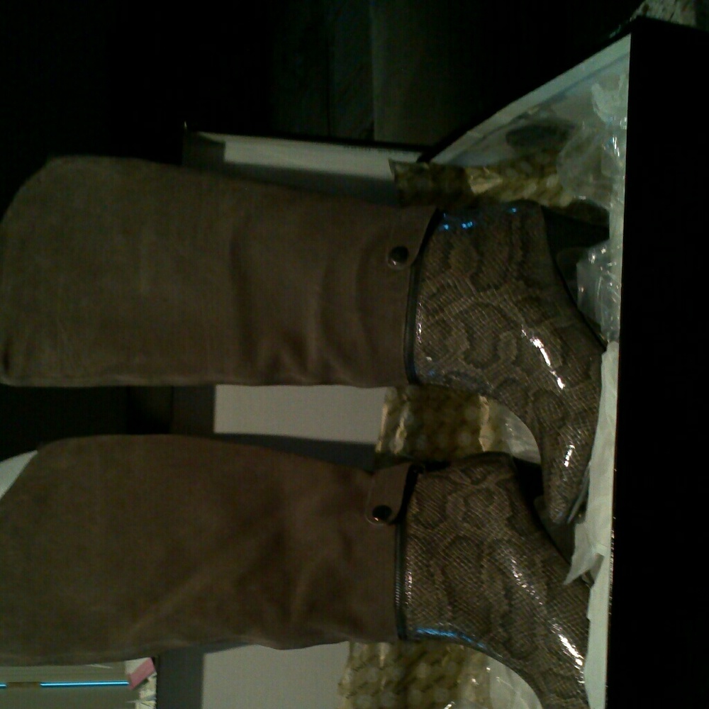Miss Tina's knee high boot ankle boot 2 in 1